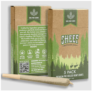Cheef Botanicals CBD Pre Rolls Hawaiian Haze