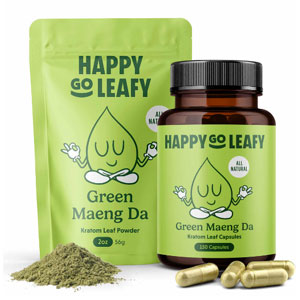 Happygoleafy Green Maeng Da kratom