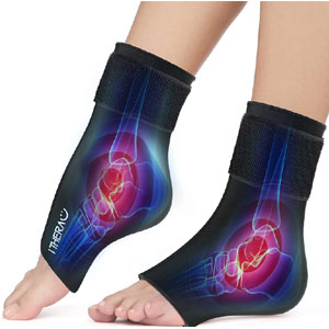 Itherau Reusable Ice Pack Wrap For Foot And Ankle