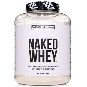 Naked Vanilla Whey Protein Powder
